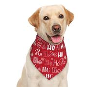 Snowflakes Red Ball Tree Dog Bandana Scarf Triangle Bibs Pet Accessories Cat Kerchief