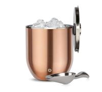SNOWFOX Plus, Premium Vacuum Insulated Stainless Steel Ice Bucket with Lid/Scoop, Home Bar Accessories, Elegant Bartending Ice Buckets for Parties, Beautiful Outdoor Entertaining Supplies, 3L, Gold