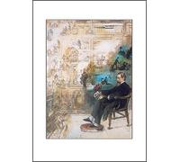 Snowgoose and Lily Charles Dickens - Dickens' Dream Art Print - Size A4 29.7 x 21 cm