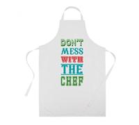 Snowgoose and Lily Don't Mess with the Chef Kitchen Apron - Polyester - 60 x 74cm - Machine washable