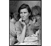 Snowgoose and Lily Dorothea Lange - Migrant Mother Poster - A2 Size