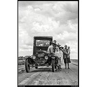 Snowgoose and Lily Dorothea Lange - On The Highway Poster - A2 Size