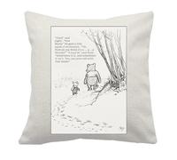 Snowgoose and Lily Winnie The Pooh - Paw Marks Cushion Cover - 40 x 40cm - 100% Polyester - Hand Wash