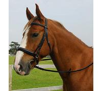 Snowhill Heritage English Leather Comfort Bridle No Flash, in Black or Havana X.Full, Havana
