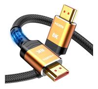 Snowkids 8K 4K HDMI 2.1 Cable 5M, 48Gbps Ultra High Speed HDMI Cable, Gold