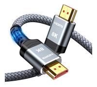 Snowkids 8K HDMI Cable 4m, HDMI 2.1 Cable, 8K@60Hz hdmi, 4K@120Hz, eARC HDR10 4:4:4| 21:9, HDCP 2.2/2.3, 3D, VRR, Ethernet, Compatible with Latest game console/TV/HDTV/Blu-ray