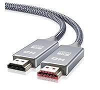 Snowkids HDMI Cable 0.5m/2m/3m/4.5m/5m/10m/15mHDMI Lead Ultra High Speed 18Gbps HDMI 2.0 Cable 4K@60Hz Compatible Fire TV, 3D Support, Ethernet Function, Video 4K UHD 2160p, HD 1080p (Grey, 15m)