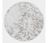 Snowkingdom Silver Disposable Placemats Set of 50 Foil Mesh 13 Inch Round Table Mates bulk 50 Pack Silver Doilies for Dining Table Wedding Birthday Party Holiday Home Decoration