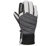 Snowlife - Gloves in PrimaLoft® Gold - Unity DT Glove Grey/White/Black for Men in Leather - Size XL Grey XL