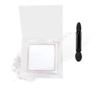 Snowlight White Matte Eyeshadow - High Long-Lasting Single Eyeshadow Palette, Smooth Pressed Powder, Waterproof & Smudge Proof Eye Shadow with Brightening Effect