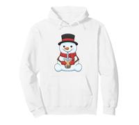 Snowman Boba Club Kawaii Bubble Tea Winter Mood Pullover Hoodie