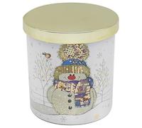 Snowman Bug Art Cashmere & Silk Hand Poured Boutique Candle