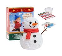 Snowman Building Kit, 15×12×5.2cm DIY Snowman Making Kits, Christmas Snowmen Craft Kit, Presents for Children, Teenagers, Boys and Girls