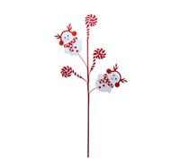 Snowman Christmas Decoration For Your Christmas Tree Festive Insert Branches To Brighten Up Your ! Kjw589 (Red, 70cm)