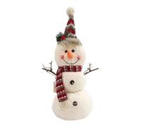 Snowman Christmas Decoration Something Different Beige One Size
