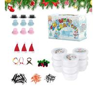 Snowman Craft Kit,Building Toys - Snowman Clay Kit,for Ages 3-8 Boys Girls Students Youths Families Preschools Homes Schools Kindergartens Party