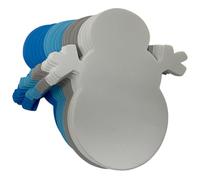 Snowman Craft - Winter Crafts Snowman Cutouts 24 Foam Winter Decorations Bulk Winter Craft Winter Bulletin Board Decorations Winter Office Decorations Winter Classroom Decorations Approx 6"