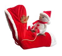Snowman Dog Costume - Pet Clothing Snowman Riding Reindeer Costume - Christmas Costume For Pets Role Party Costume - Warm Clothes,
