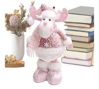 Snowman Doll | Cute Retractable Snowman,Stuffed Gnome with Hat Decor for Indoor Table Door Home Window Holiday Christmas Party Kitchen Room