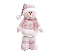 Snowman Doll - Standing Christmas Gnomes | Stuffed Toy with Hat Gnome Floor Figure for Holiday Party Table Window Door Room Home Kitchen Fireplace Christmas
