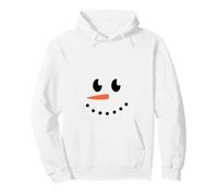Snowman Face Xmas Maternity Shirt Baby Bump Christmas Pullover Hoodie