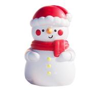 Snowman Flashing Night Light, Decorative LED Christmas Lamp, Festive Winter Scene Accent, Battery-Powered Soft Glow Illumination Cozy Ambiance Decor for Bedroom, Living Room, Study, Dorm, Offices Use