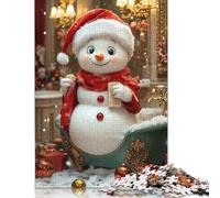 Snowman in A Bathtub Puzzles for Adults & Teenagers Wooden Puzzles for Adults Secret Santa Gifts 1000pcs (75x50cm)