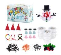 Snowman Kit - 7.48x4.72x2.55 inch, Snowman Making Kit, Lightweight | Long Lasting Christmas Arts, Snowmen Crafts Girls Students Youth Families Kindergartens Homes Schools