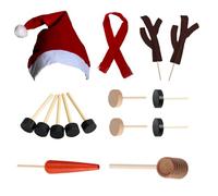 Snowman Kit for Kids Outdoor 15PCS/Set Build a Snowman Kit Winter Holiday Snowman Decorating Kit for Winter Holiday Party Outdoor Decorations