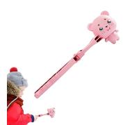 Snowman Maker Toy - 38x11x11cm Kids Tool, PP Plasticc Grip, Reusable Winter Snow Fight Ball Maker with Cartoon Animal Design | Outdoor Playground Park Garden Fun Game for Boys and Girls Children