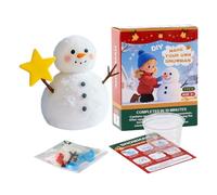 Snowman Making Kit | Snowmans Craft Kits | Christmas Decorations Funny - Holiday DIY Snowmann Building Set | for Kids Teens Boys Girls Family Party Home