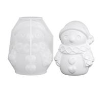 Snowman Mould,Shape For Epoxy Resin And Molding Clay,3D Silicone Mould For Snowman For Resin Casting - For Holidays Home Arts Crafts Cake Soap Husband