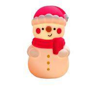 Snowman Night Light, LED Christmas Lamp, Timer Function Decor, Soft Glow Design, Battery Operated Build, Festive Accent Piece, Perfect for Bedroom, Living Room, Dormitory, 3.66×3.54×4.92 inches