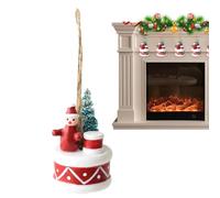 Snowman Ornaments - 3d Hangable Figurine, Mini Snowman Decoration, Charming Design for Festive Ambiance, Indoor and Outdoor Use, Premium Holiday Ornament, Wreath Accessory for Garden Entryway Living