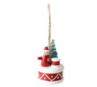 Snowman Ornaments for Christmas Tree | 3D Small Snowman Hangable Figurine | Cute Christmas Ornaments for Tree Hotel Entryway Home Living Room Family Bedroom Outdoors Wreath Indoors