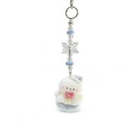 Snowman Phone Charm, Cute Accessory , White Snowflake Smiling Snowman | Construction, Charm, Personal Item Decor, For Accessory Collectors