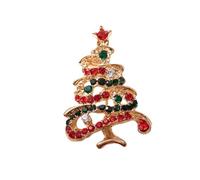 Snowman Pin Alloy Christmas Tree Decoration with Diamonds Rhinestones Holiday Adults Festive Diamonds Brooch Elegant Snowman Jewelry