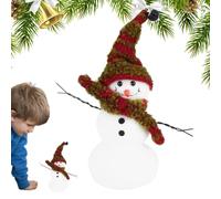 Snowman Plush Christmas Cute Soft Plush Small Home Decor | Adorable Stuffed Toy Ornaments for Adults Kids Boys Girls Home Room Bedroom Office Bed Mantel Travel Party