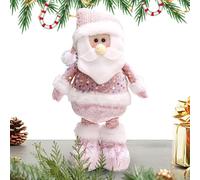 Snowman Plush Plush Toy - Cute Standing Santa Claus Snowman - Plush Toy with Hat Inside Decor for Mantle Table Window Room Kitchen Door Floor Christmas Party - Home Christmas Holidays