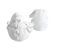 Snowman Resin Jar Silicone Molds for Epoxy Holder Storage Jar Home Decoration Silicone Epoxy Molds Storage Jar Silicone Molds