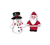Snowman & Santa Cake Toppers