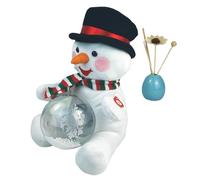 Snowman Singing - 9.45x7.48x9.84 Inches Holiday Snowman Plush With Music | Electronic Components Plush Ornaments For Ages 3+ Years, New