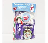 Snowman Soup Christmas Eve Box Stocking Filler | Chocolate | Gift Novelty hot Chocolate Gift for Children for him and her (D1 - Snowman)