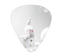 Snowman Stars and Snowflakes The guitar pick, for acoustic, electric, bass guitars - natural touch, 12 pack, multi-color.