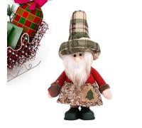 Snowman Stuffed Santa and Reindeer Figurine Party Decorations Supplies Holiday Centerpieces Collectible Figurine for Tabletop Shelf Nights | Christmas Plushies