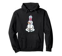 Snowman with Bubble Tea Funny Winter Boba Pullover Hoodie