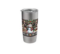 Snowman's Holiday Haven: A Festive Frolic Stainless Steel Insulated Tumbler