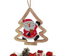 Snowmen Table Sign | Christmas Door Hanger | Hanging Wooden Table Decorations Without Corners And Edges | Seasonal Welcome Sign | Rustic Signs For Fireplace, Christmas Tree For Holiday Decor