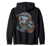 Snowmobile Dad Family Crew Mountain Ride Zip Hoodie