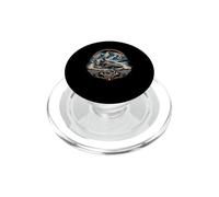 Snowmobile Dad Since Dad Forever Ride Teach Repeat PopSockets PopGrip for MagSafe